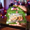 10pcs Elk Christmas Tree Shaped Christmas Gift Bags Plastic Candy Pouches  Weddding Gifts