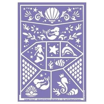Kids' Makeup Stencil Mermaids
