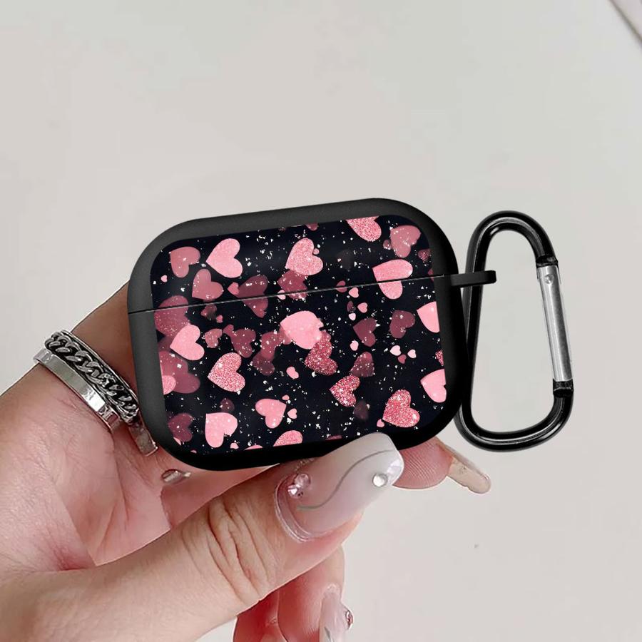 Чехол для Airpods Pro Pro3 3 Pro2 2 1 4 Чехлы для наушников Обложка Розовое в форме сердца