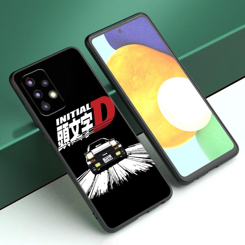 Чехол для телефона Initial D AE86 для Samsung A13 A22 A24 A32 4G A23 A25 A34 A35 A52S A53 A54 A55 A73 5G A12 A14 A15 A31 A33 A50 A51 A72