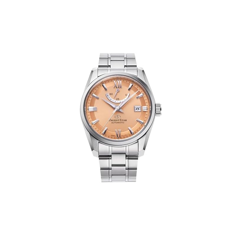 Мужские автоматические часы Orient Star RK-AU0108G с современным отображением даты, механическим механизмом, Сделано в Японии, 2-летняя гарантия производителя, Медный