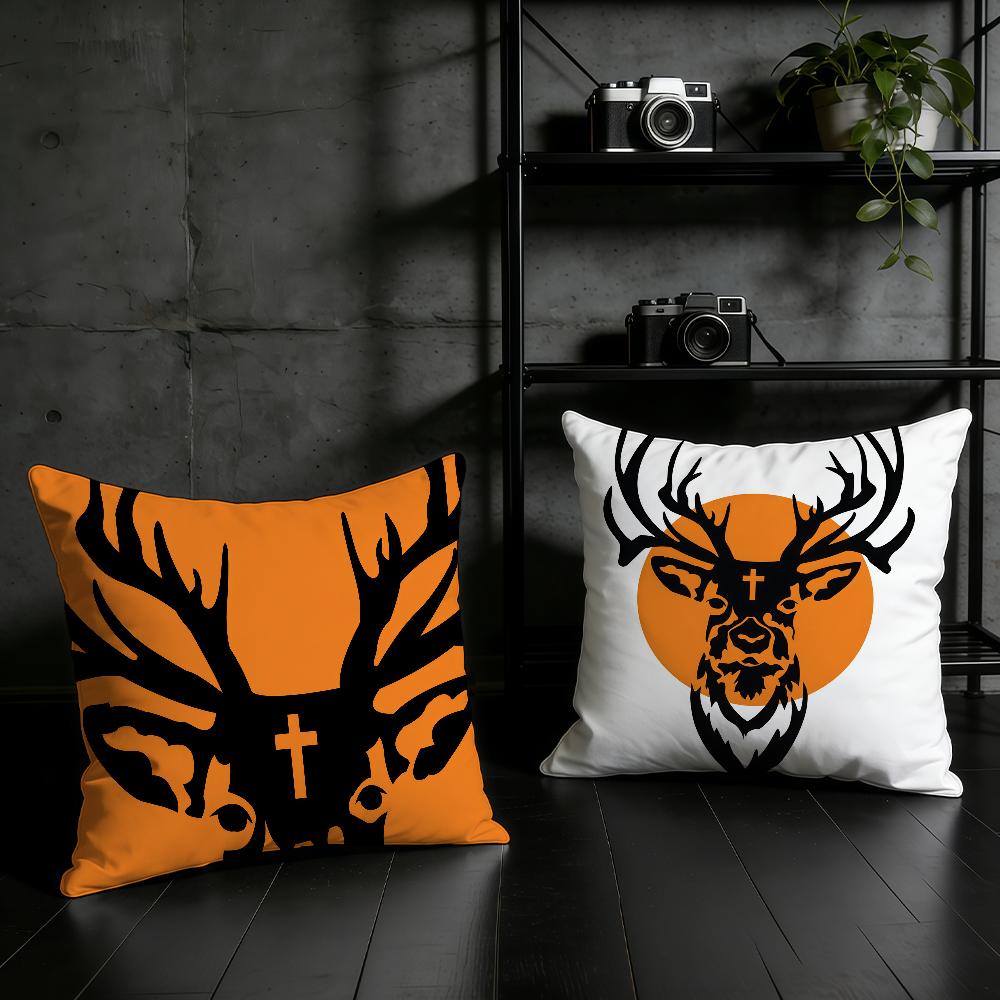 Fashion JJAGERMEISTERES cushion cover Birthday Anniversary Gifts Double Sided Printed Zipper Cushion Cover Soft Skin Bedding