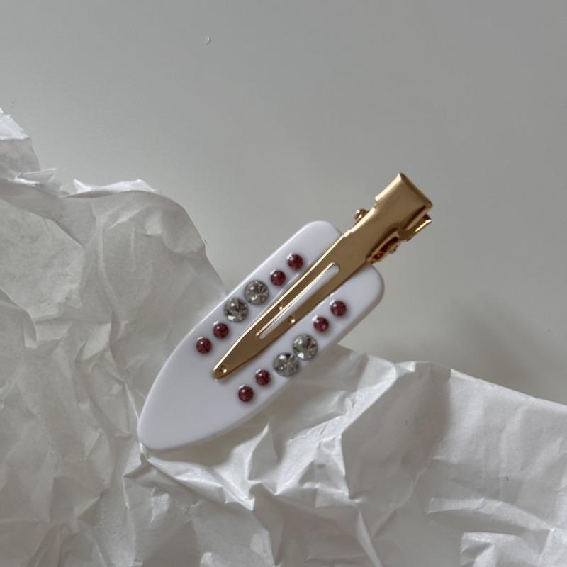 2/3/4/6 шт. ацетатные заколки для волос в Корейском стиле, золотисто-белые блестящие заколки для волос, головные уборы для девочек и женщин, аксессуары для волос