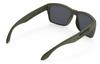 RUDYPROJECT Spinhawk Olive Lens Bridge Temple 133mm Sunglasses, Matte/Laser Green, SP313213-0000, Width 60mm, Width 17mm, Length