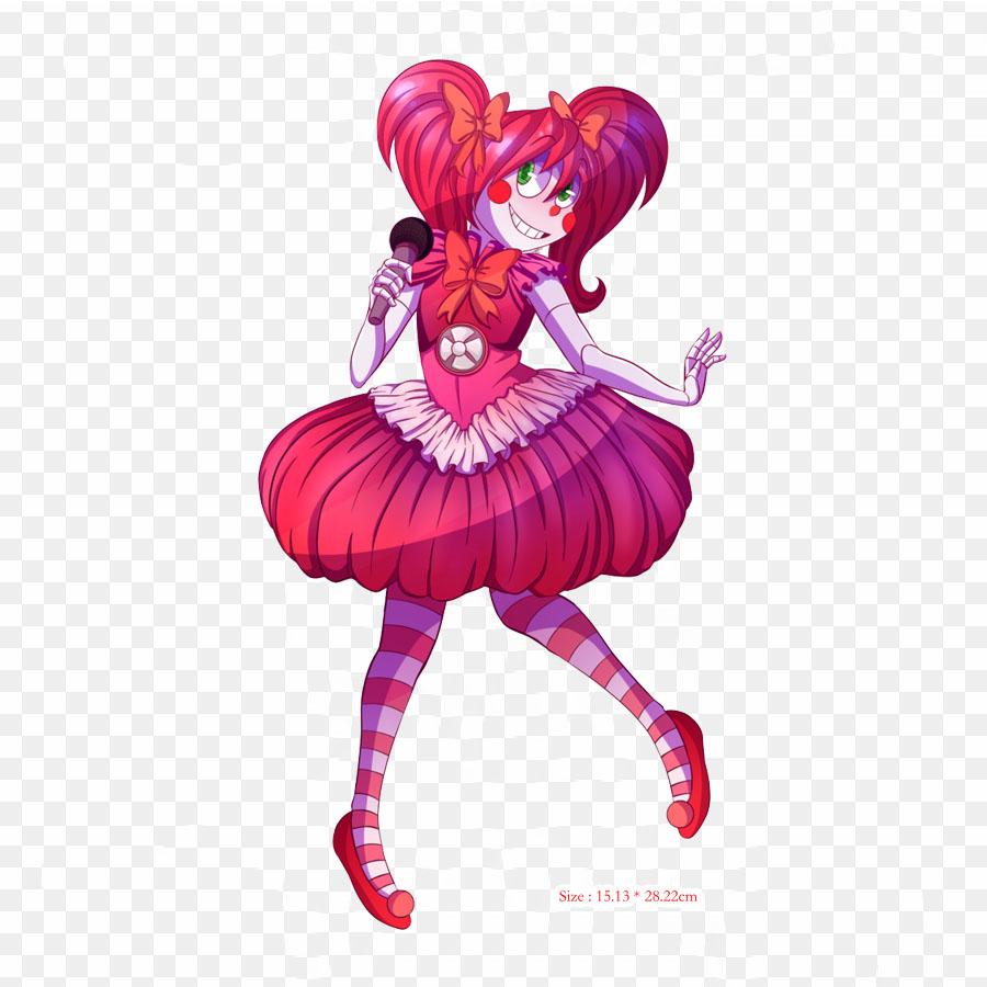 Fnaf Sl Bon Bon Five Nights At Freddy's Sister Location Freddy Fazbe Iron-on Transfers For Clothing Tshirt Bag Heat Transfer Stickers Iron On Patches