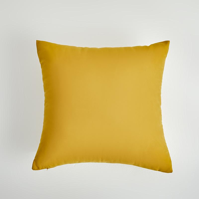 Однотонный отшлифованный чехол для подушки для диванов и гостиных