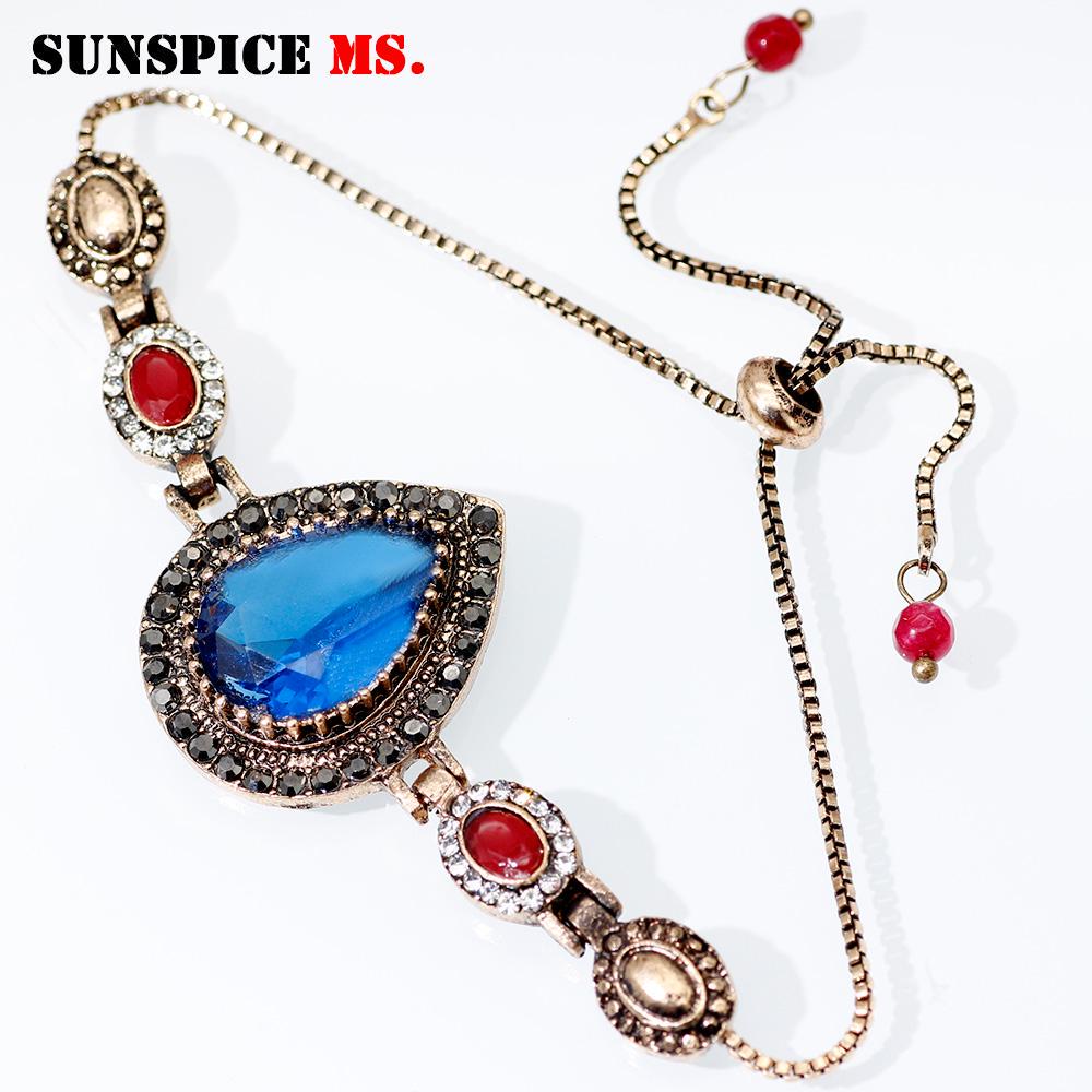 Браслет золотого цвета в стиле ретро, ​​турецкие винтажные украшения для женщин