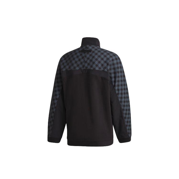adidas Оригиналы RYV Толстовки Мужские Черные С воротником-стойкой Умеренные GD9322