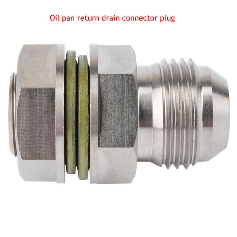 Turbine Oil Pan Oil Pan Return Joint Plug AN10-M18*1.5 oil Filter Thread