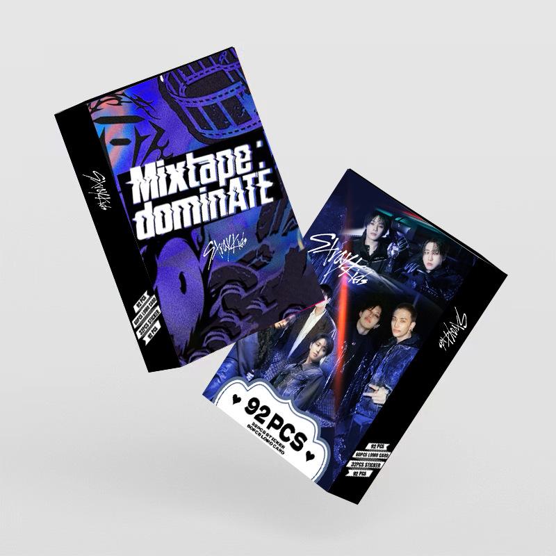 Skzoo 92 шт. Карточки Ломо Straykids Новый Альбом Двусторонние Маленькие Карточки Высококачественные Цветные Печатные Фотокарточки Ins Карточка-Поддержка