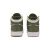 Детские кроссовки Air Jordan 1 Mid GP Trooper Bleached Coral Green Light-Orewood-Brown 640737-225