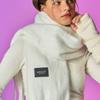 KOLEAT [Unisex] Winter Heat Double-Sided Insulated Plain Scarf [White]