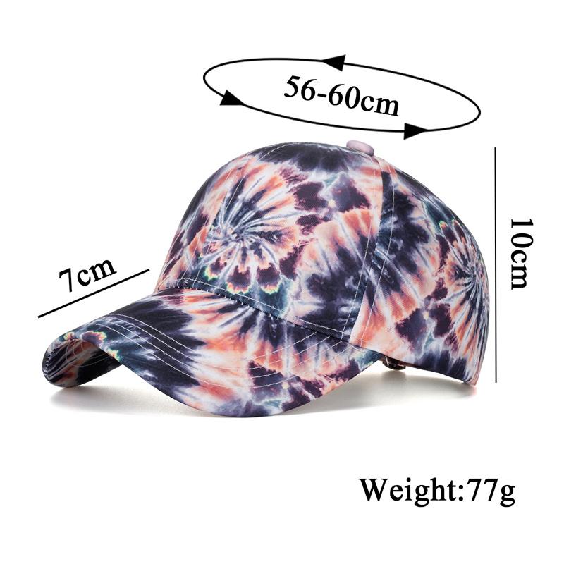 Мужская бейсбольная кепка с граффити с принтом тай-дай, женская солнцезащитная шляпа с градиентом, панама с хвостиком, кепка с козырьком, шляпа Snapback