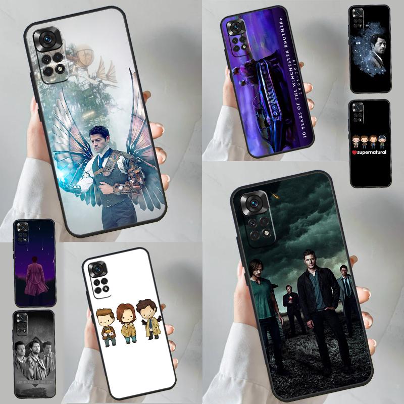 Чехол Supernatural Кастиэль для Xiaomi Redmi Note 13 11 10 9 8 12 Pro Plus 12S 11S 10S 9S 10A 9C 10C 12C 13C Funda