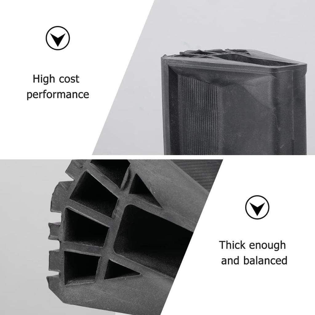 2pcs Folding Ladder Sliding Mat Ladder Feet Cushion Rubber Step Ladder Feet Ladder Security Bumper Bumpers Telescoping Ladder Non-skid Ladder Pads