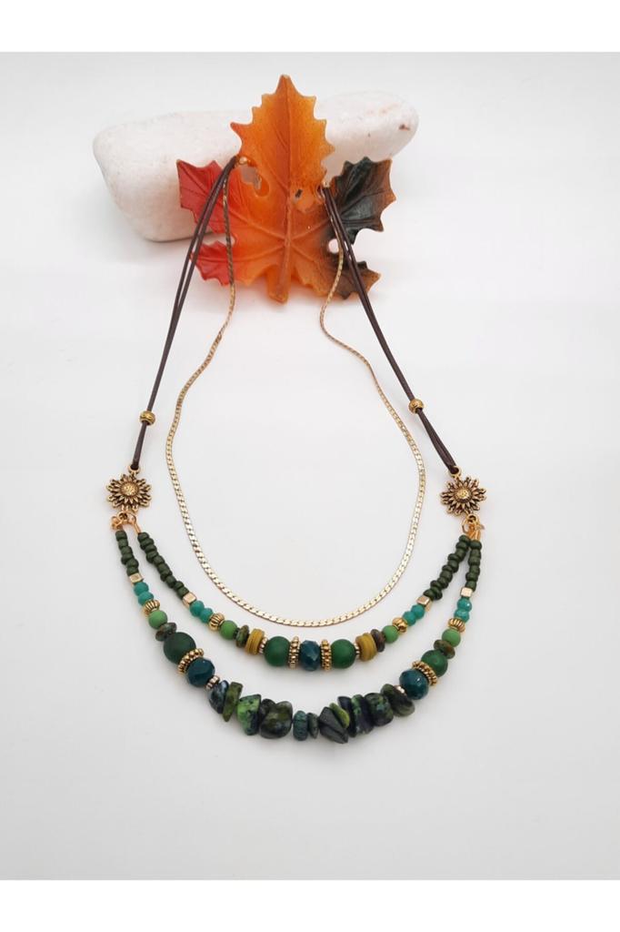 Подарок на день рождения, этническое подлинное хиппи, богемное модное ювелирное ожерелье ручной работы