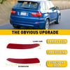 Left & Right Side For 2007-13 BMW X5 E70 Tail Rear Bumper Reflector Lamp Case EV