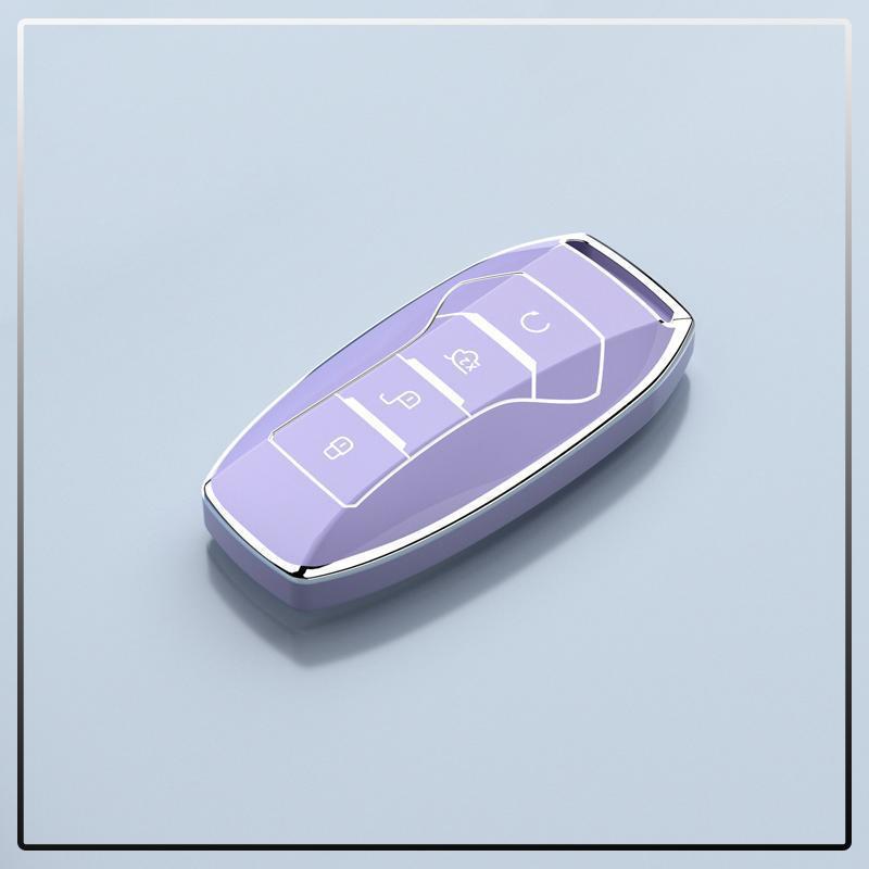 Роскошный персонализированный чехол для ключей для Han EV 2020-2021 - Полное покрытие и декоративная защита