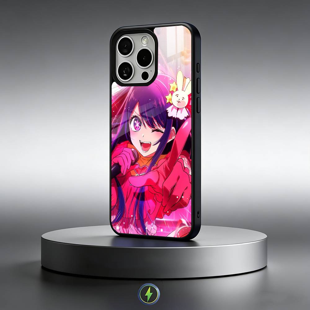 Чехол для телефона Anime O-Oshi no ko Для iPhone17,16,15,14,13,12,11 Plus,Pro Max Магнитный Для Magsafe Беспроводная зарядка