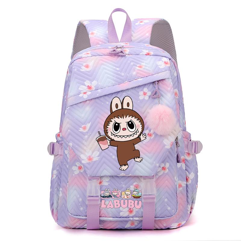 Cartoon Printed Backpack Student Kid Boy Girl Bookbag Teenger Large Capacity Waterproof Schoolbag Travel Bag Gift Mochila