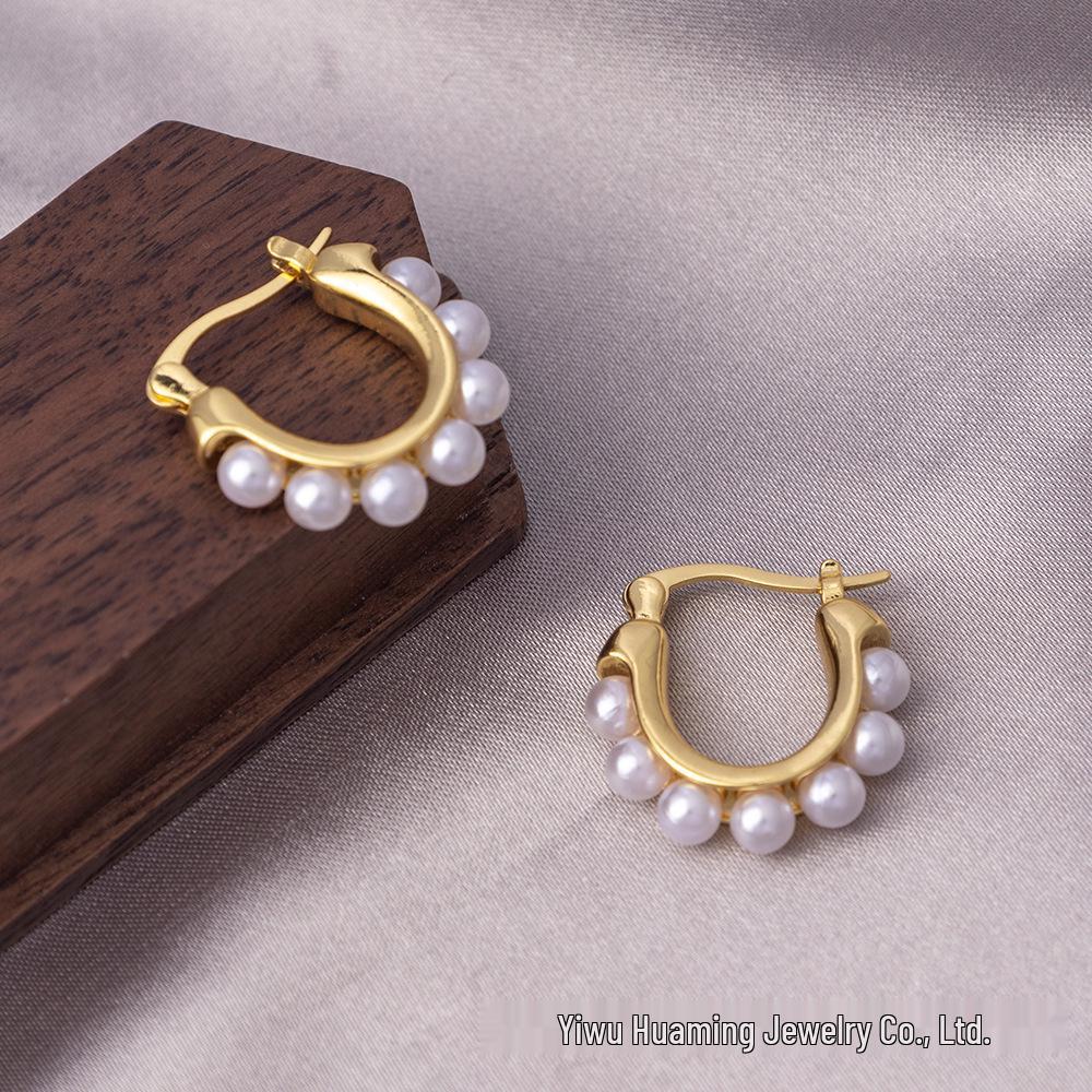 Элегантные серьги с иглами из серебра 925 пробы: Универсальные французские серьги-кольца из меди в нескольких стилях для изысканного образа