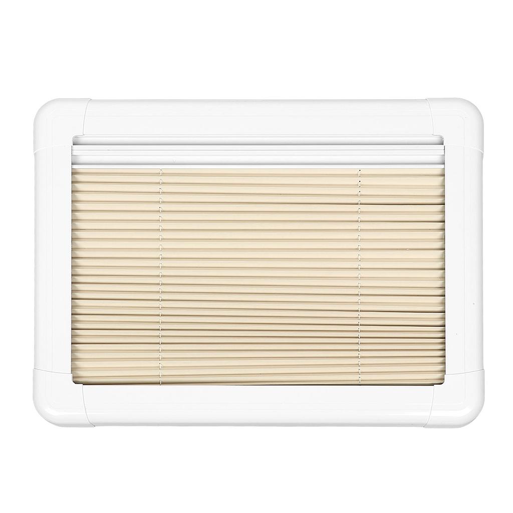 550x400mm RV Push Out Window Rounded Acrylic Insulating Glass Double Layer UV Proof with Insect Net 