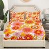 Bohemian Pattern Bed Hat Four-Piece Bedding Set Bedroom Dormitory Bedding Decoration