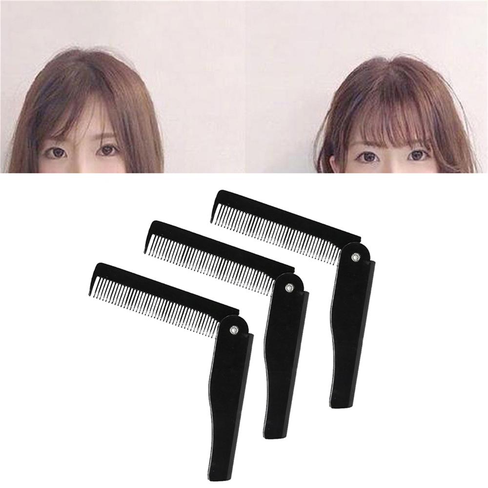 1 шт. Портативная карманная расческа, складная расческа-нож, расческа для мужской прически, расческа для зачесанной назад прически, дорожная мини-расческа