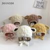 Baby Hat Winter Lamb Ear Cover Cute Boy and Girl Baby Warm Windproof Outdoor Lamb Wool Ear Hat