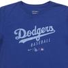 Nike X MLB Collaboration Kids Los Angeles Dodgers Letter Print Casual Celebrity Neck Short Sleeve T Shirt Kids Tops Royal-Blue 3Z3B7SAVE-LAD