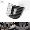 Для VW Golf 6 MK6 Passat B7 Jetta CC Tiguan Touran Sharan Caddy Карбоновая текстура, крышка панели рулевого колеса, внутренние аксессуары