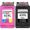 2 Compatible Ink Cartridges for HP 62 XL 62XL Compatible for Envy 5540 5541 5542 5544 5545 5546 5547 5640 5642 5660 7640 8000