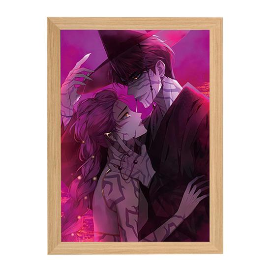 Картина Лампа Перезаряжаемый Светодиодный Свет Светящийся Настенный Художественный Свет Яркий Цвет Художественное Освещение Ночник