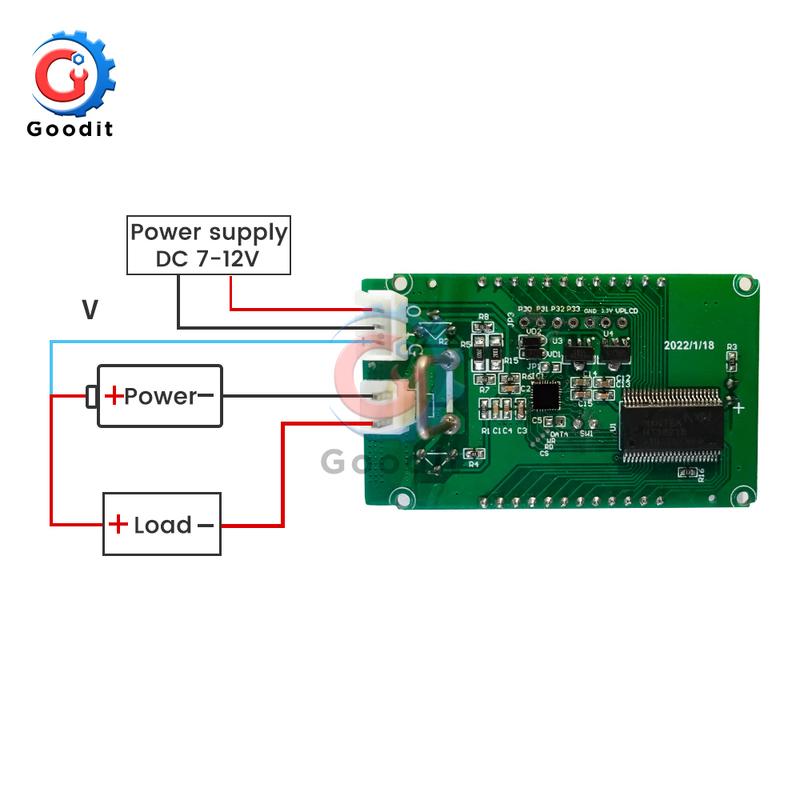 DC 0-100V 10A LCD Display Digital Voltmeter Ammeter Wattmeter Voltage Current Power Meter Volt Detector Tester 12V 24V 36V 999W