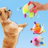 Interactive Ball Dog Toy for Aggressive Chewers Training Decompress Bite Resistant Plush Handle Dog Toys with Bells Pet Supplies