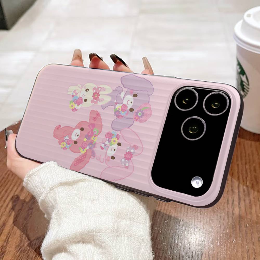 Cute Cartoon Bonbonribbon Phone Case For IPhone 17 16 15 14 Plus 11 12 13 Pro Max Shockproof Protection Soft Back Cover