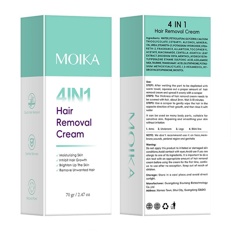 Moika 4-в-1 Крем для удаления волос Интимные зоны Эпилятор Крем Безболезненный удалитель волос Ингибитор роста Женский уход за телом