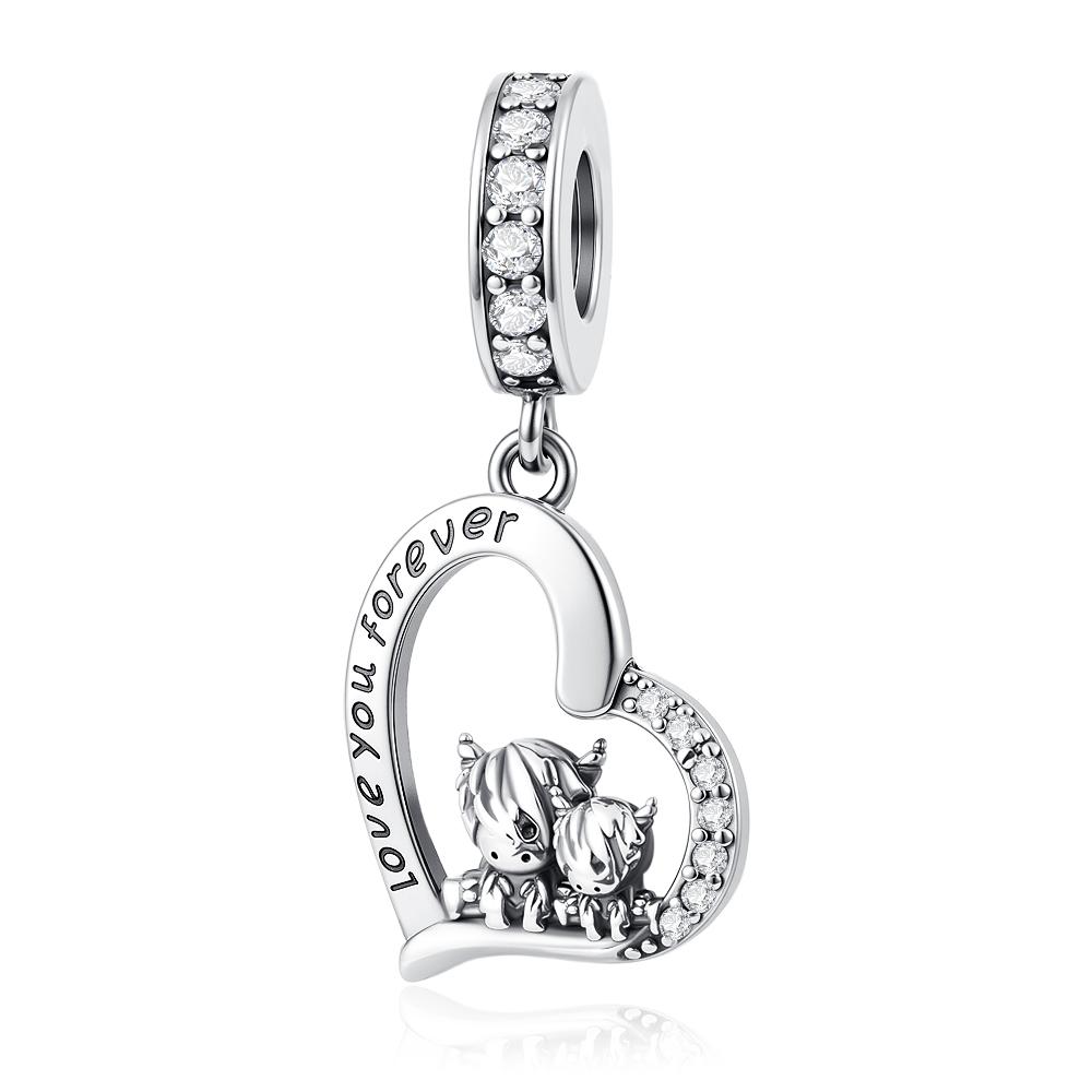 Новый Медный Динозавр Лягушка Пингвин Собака Шарм Талисман Бусины Подходят Для Оригинального DIY Браслета Модная Женская Бижутерия