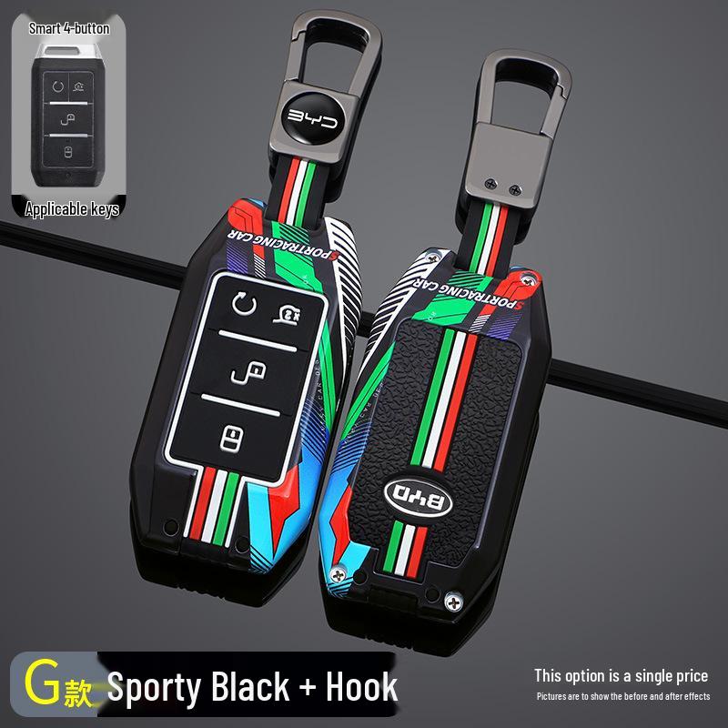 Durable Key Covers for BYD e1/e2, e3/S2, Qin Yuan New Energy Cars - Anti-Drop Shells for Men & Women