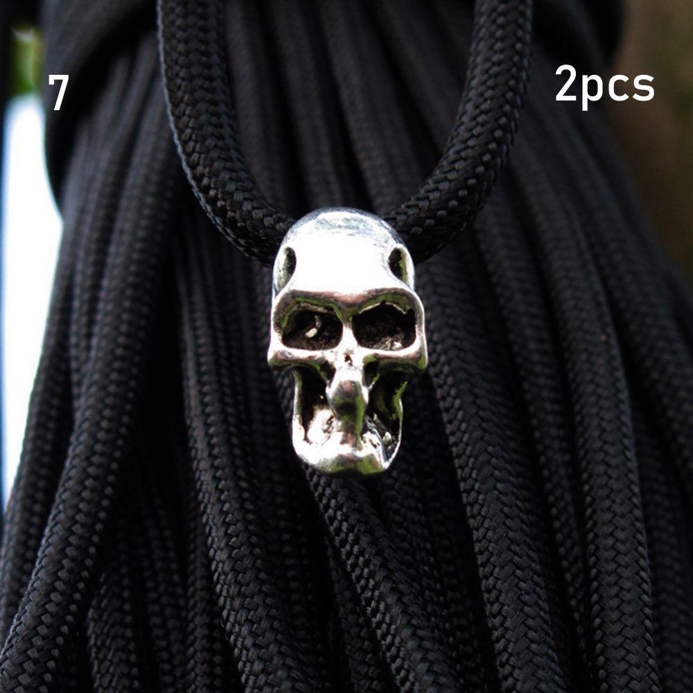 Пряжка Металлические подвески Череп Паракорд Браслет Аксессуары Бусины Паракорд Нож Ремешки Украшения