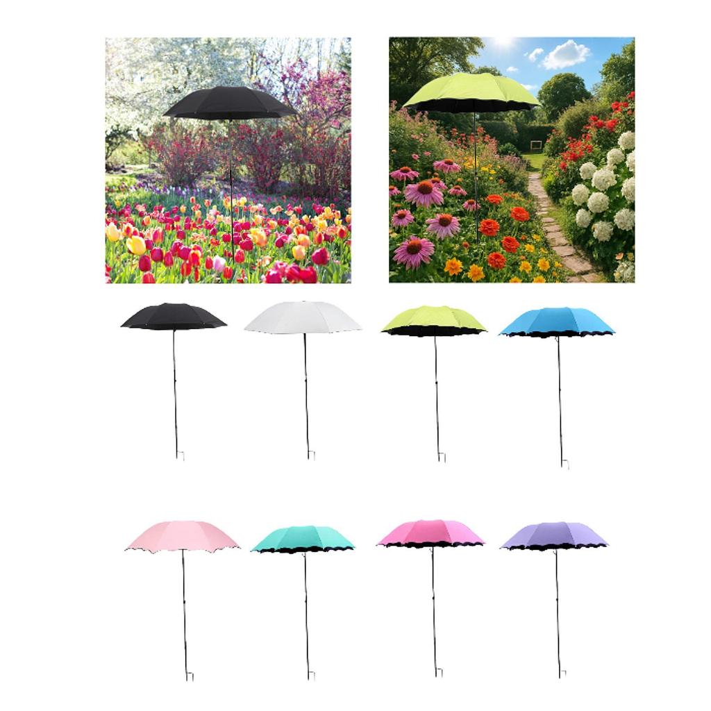 Plant Umbrella Outdoor Table Market Umbrella Sturdy Plant Shade for Vegetables Garden Bed Patio Flowers Potted Plants Pool