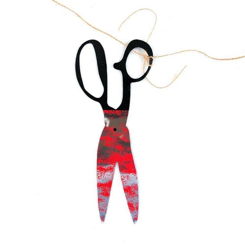 12 шт., подвесное оружие на Хэллоуин, страшный баннер, гирлянды, декор, кровавый жуткий реквизит для украшения вечеринки