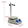 220V SH-2/50Hz Magnetic Blender Hot Plate Stirrer Dual Control Machine Stir +1 Inch Stir Bar C3