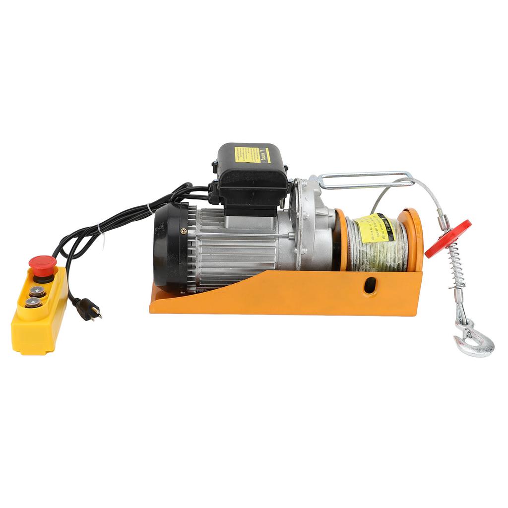 Электрическая лебедка 800 кг подшипник 0,17 м/с 25 м многофункциональная портативная электрическая лебедка для подъема