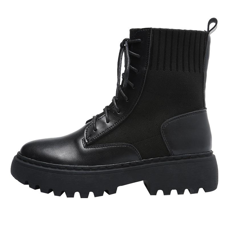 Boots Women Genuine Leather Shoes For Winter Boots Shoes Woman Casual Spring Genuine Leather Botas Mujer Female Ankle Boots