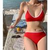 Source Korean ins sexy bikini swimsuit female triangle hottie red seaside vacation swimsuit