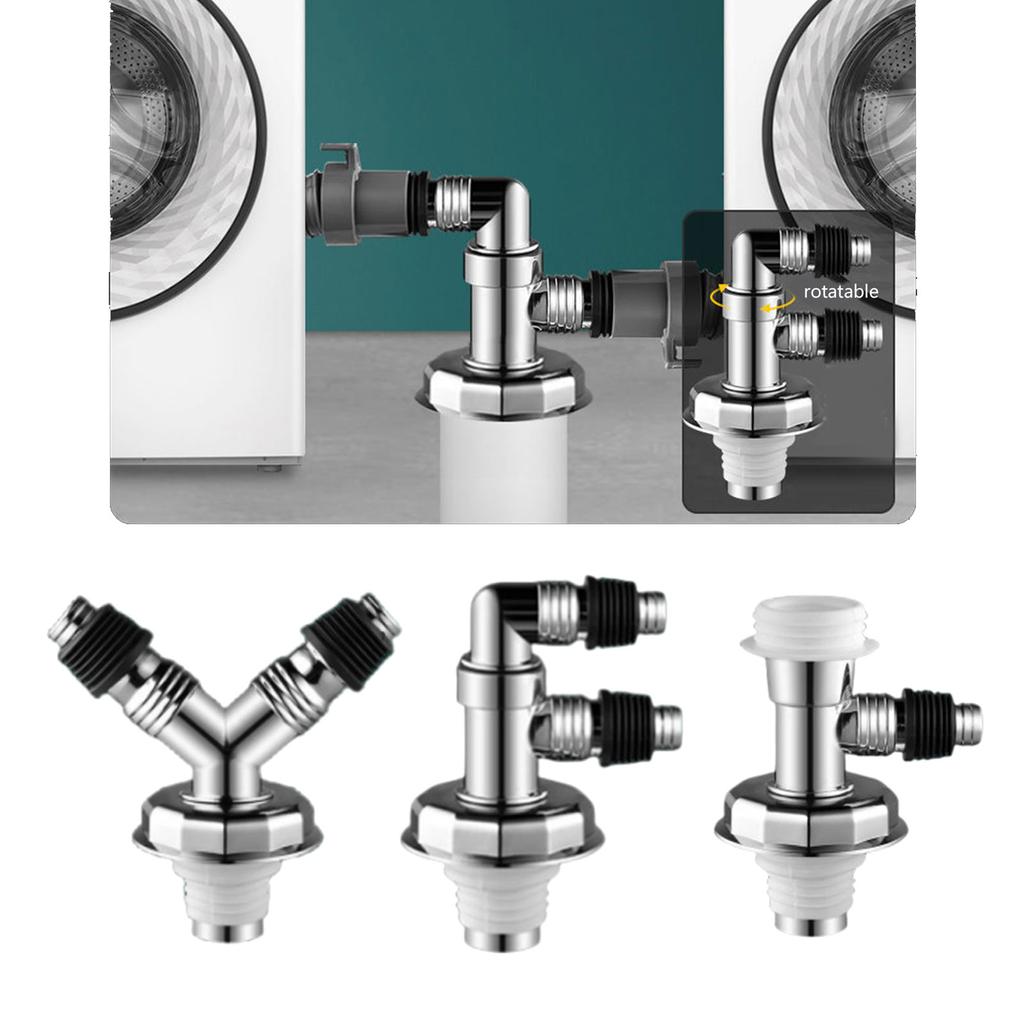 Соединитель сливного шланга стиральной машины, адаптер сливной трубы, соединение для слива из АБС-пластика для обеспечения герметичности и простоты установки