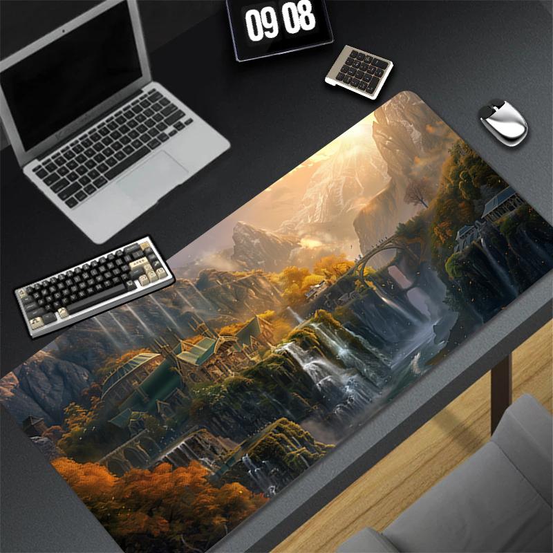 Mousepad Rubber Mouse Pad Gaming The Lord of the Rings Accessories PC Gamer Cabinet Carpet Office Computer Desk Mat Keyboard Pad