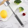 Corn Peeler Stainless Steel Corn Thresher for Corn On The Cob Ergonomic Handle Quick Corn Kernel Removal Tool for Kitchen BBQ