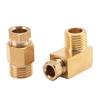 1/8" 1/4" BSP M4/5/6/8/10 Метрический Наружный 4 6 8 мм Компрессионный Прямой Угольник Трубка Латунный Фитинг Трубопровода Система Смазки Маслом